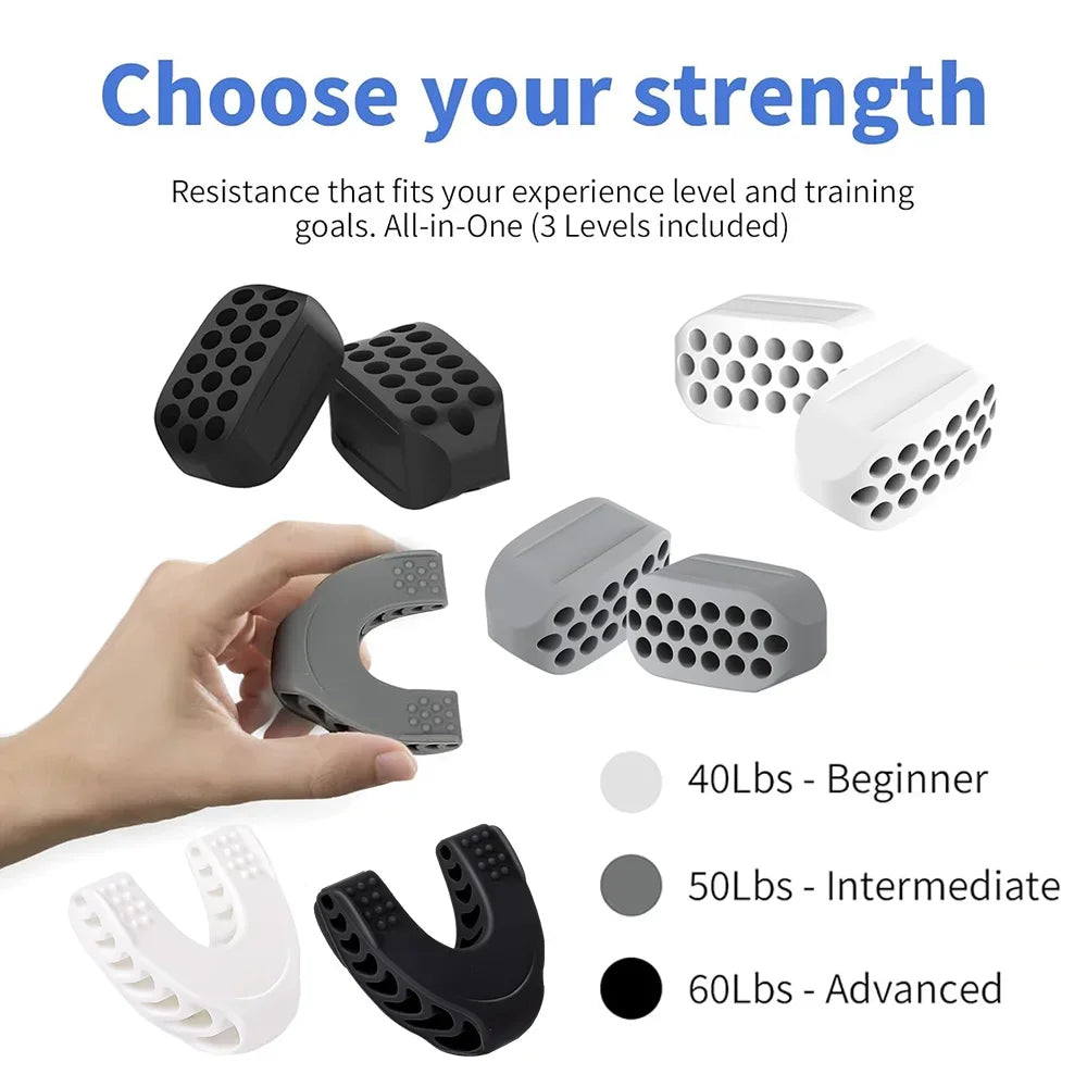 Portable Jawline Sculpting Resistance Trainer
