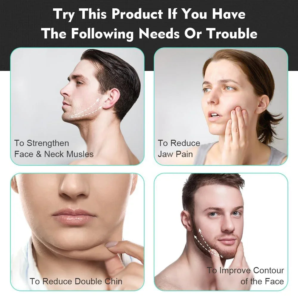 Portable Jawline Sculpting Resistance Trainer